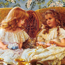 Схема вышивки «подружки»