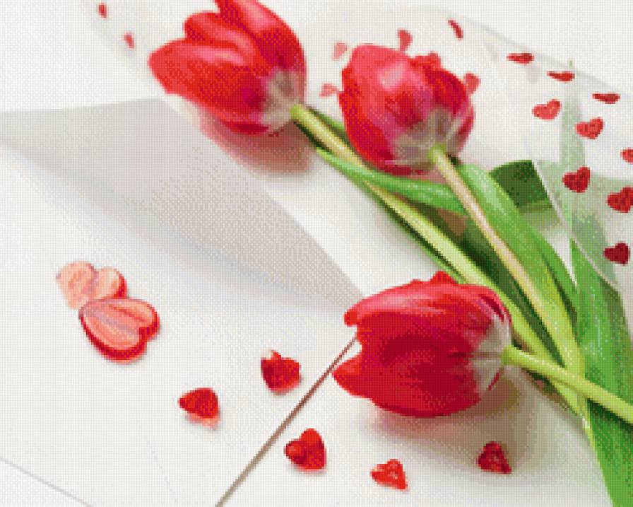 Тюльпаны - весна, тюльпаны, любовь, признание - предпросмотр