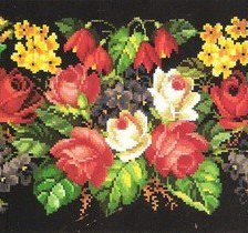 Схема вышивки «Цветы»