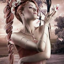 Схема вышивки «ninfa flores»