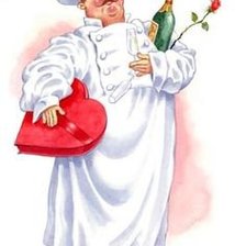 Схема вышивки «важный повар»