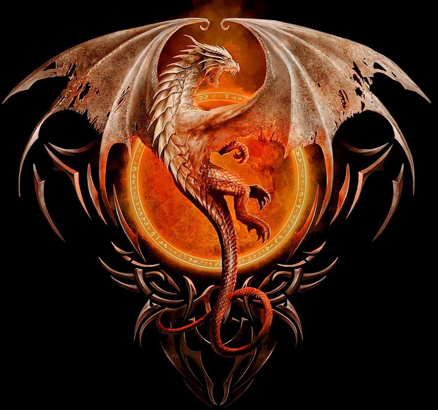 Dragon Fantasy - фентези, дракон, огненный, yigit koroglu - оригинал