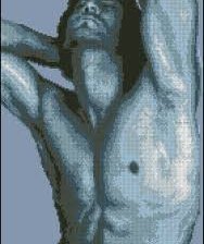 Схема вышивки «МУЖИК»