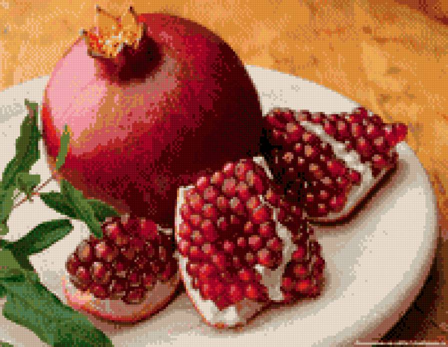 Гранат любви - раскрытый гранат, гранат, спелый гранат - предпросмотр