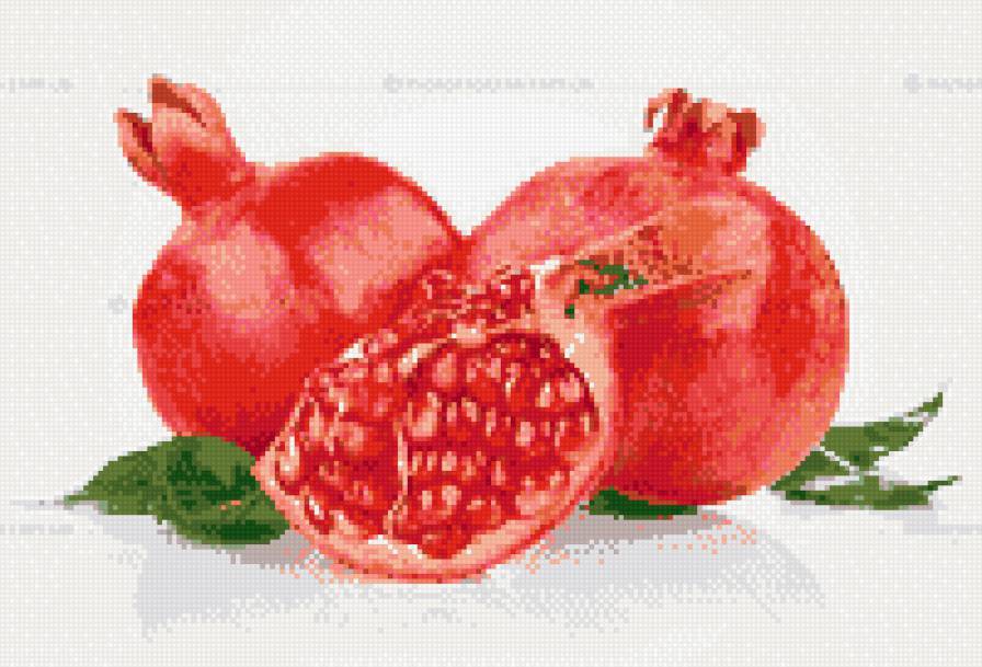 Зрелый гранат - гранат, зрелый гранат - предпросмотр