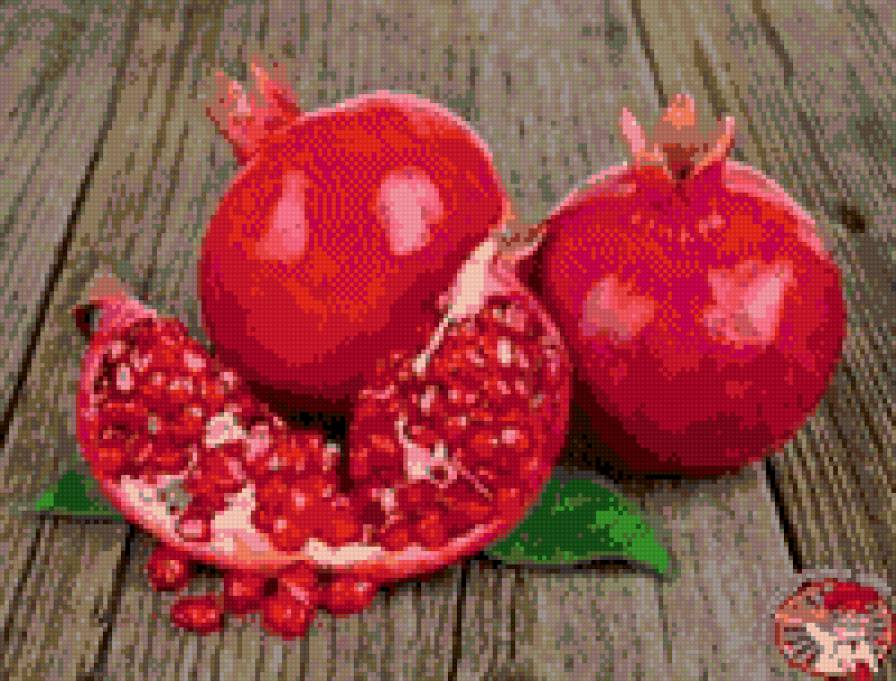 Гранат - зрелый гранат, гранат - предпросмотр