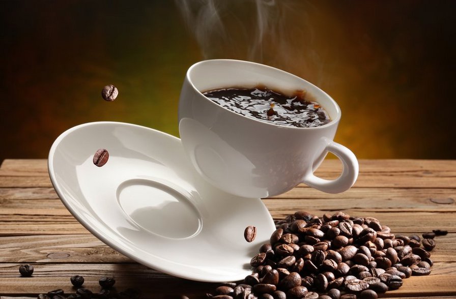 Гуд монинг - кофе, чашка, зерна - оригинал