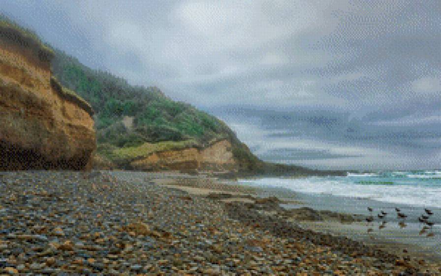 Море и горы - море горы берег - предпросмотр