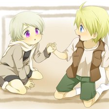 Chibi!Russia and Chibi!America