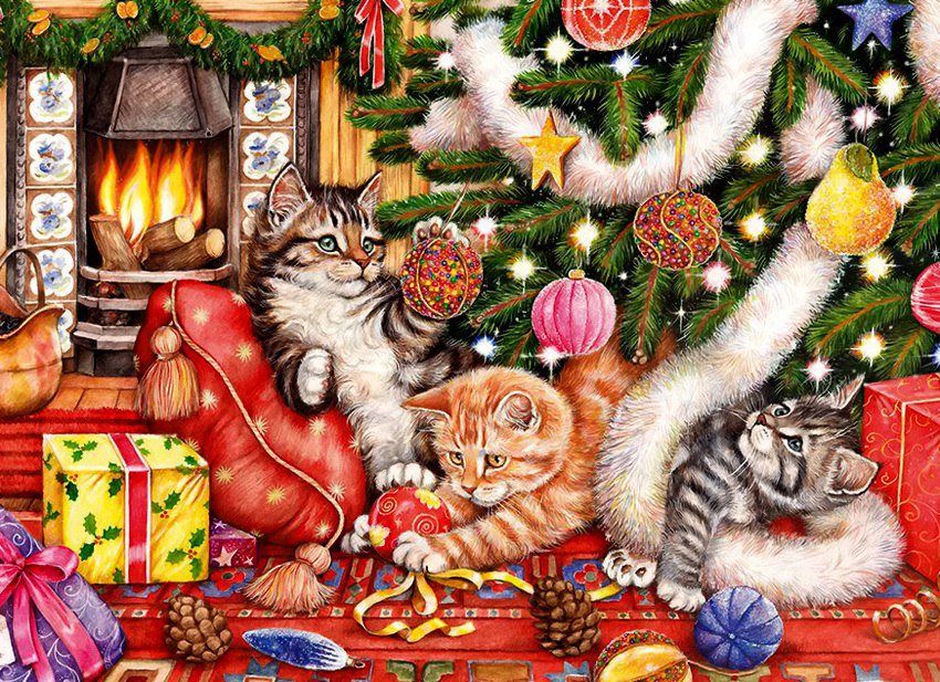 2325521823 - новый год, коты - оригинал