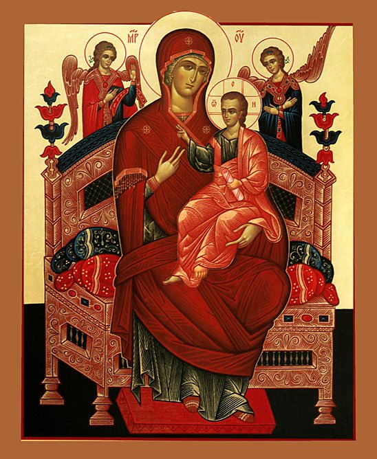 Икона Божией Матери«Всецарица» («Панта́насса») - икона божией матери - оригинал