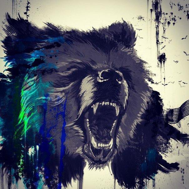 Digital Art par Ali Simhaq. Медведь - медведь, животные - оригинал