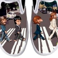 Схема вышивки «Dibujo caricatura beatles 131x100»