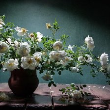 Схема вышивки «таинственные цветы»