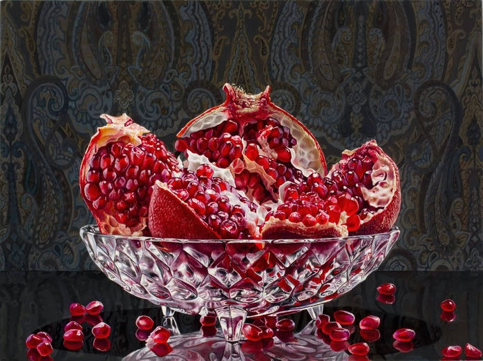 гранат - натюрморт, фрукты - оригинал