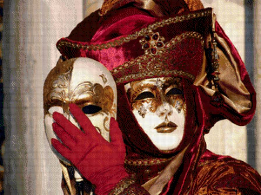 Венеция маскарад - маскарад, девушка, венеция, италия, маска, карнавал - предпросмотр