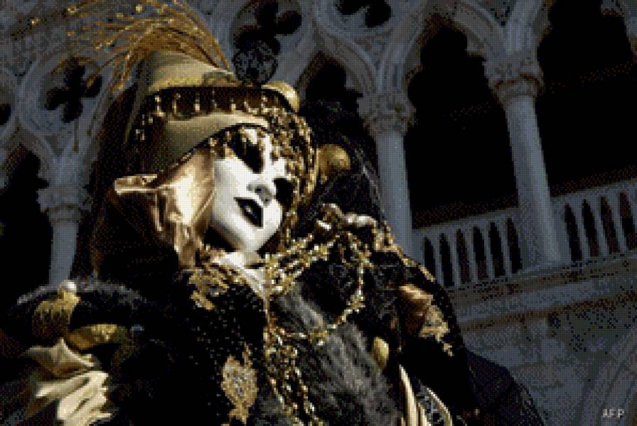 Венеция маскарад - маска, италия, венеция, карнавал, маскарад, девушка - предпросмотр