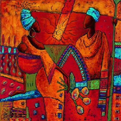 Африка 2. Размер 170х170 - африка - оригинал