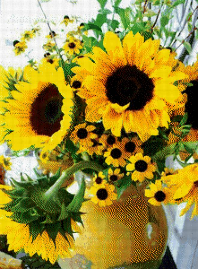 подсолнухи - предпросмотр