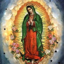 Схема вышивки «Virgen de Guadalupe 248x300»