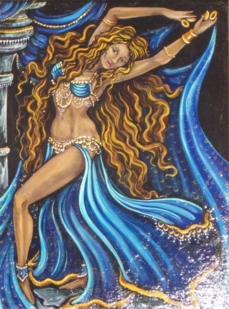 Танец живота - девушка, она, танцовщица - оригинал