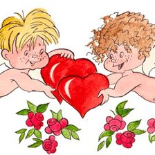 Схема вышивки «валентинка»