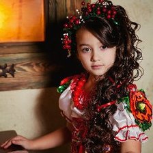 Схема вышивки «маленькая модница»