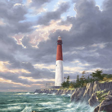 Схема вышивки «маяк»