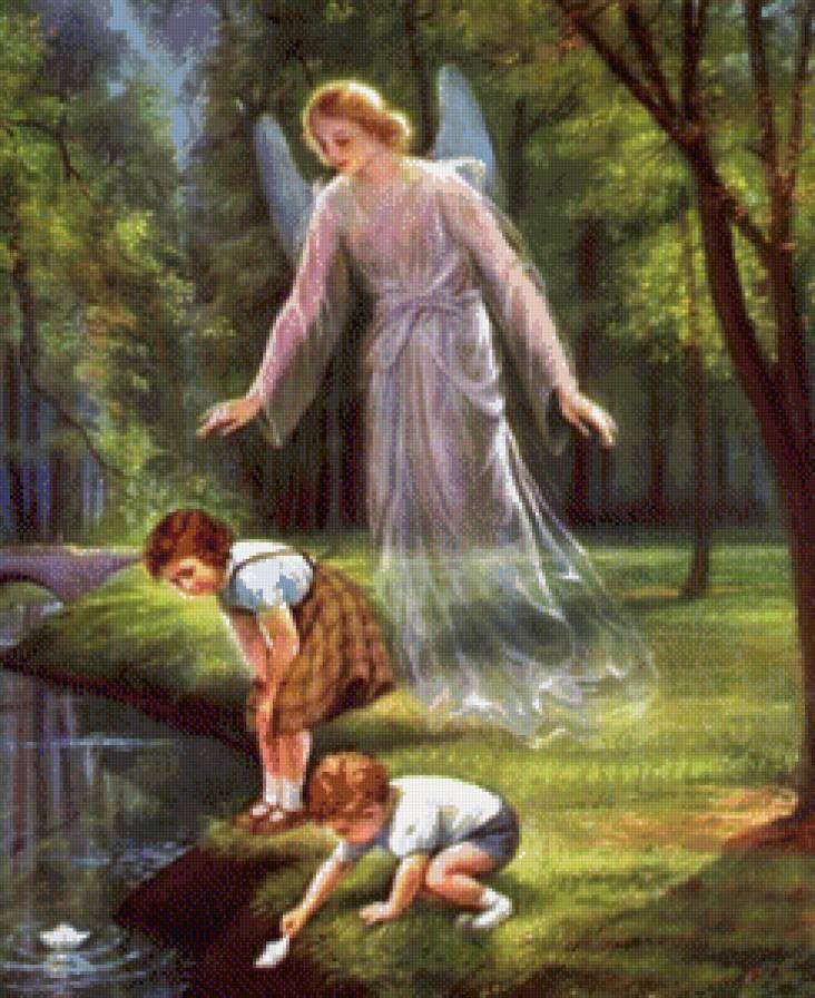 серия "ангелы" - ангел.дети - предпросмотр