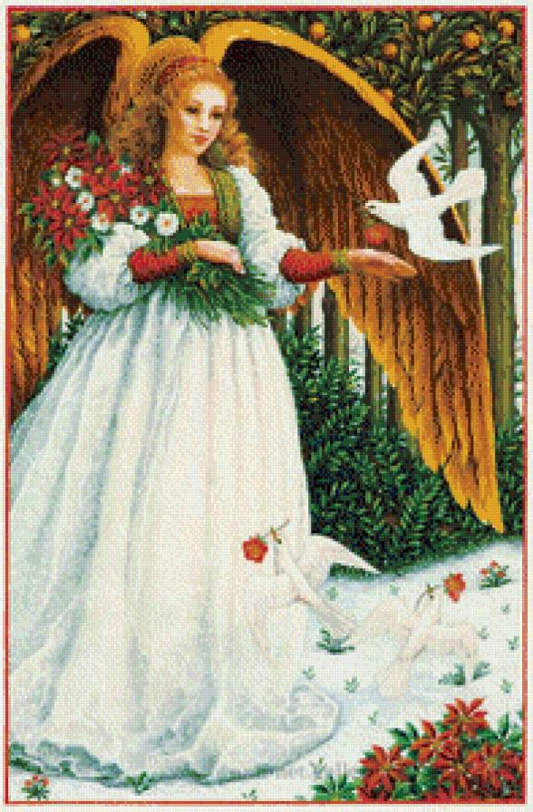 серия "ангелы" - ангел.птица - предпросмотр