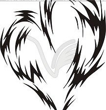 Оригинал схемы вышивки «сердца» (№1039243)