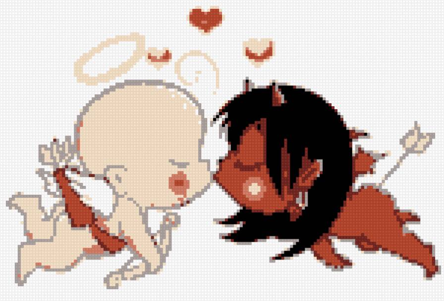 ангелочек и чертенок - предпросмотр