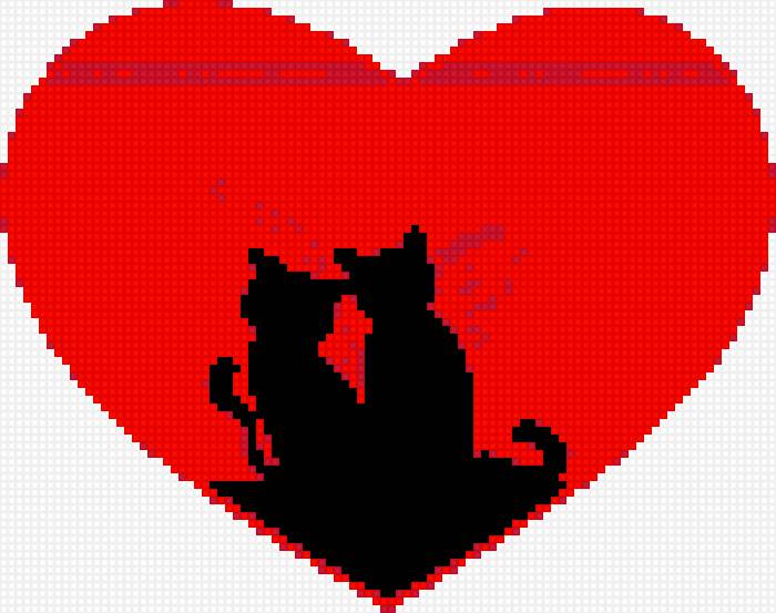 сердце и коты - предпросмотр