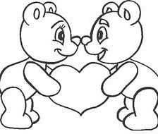 Схема вышивки «мишки»