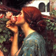 Схема вышивки «Девушка»