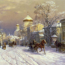 Оригинал схемы вышивки «Россия . зима» (№1042123)