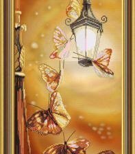 Схема вышивки «Бабоочки»