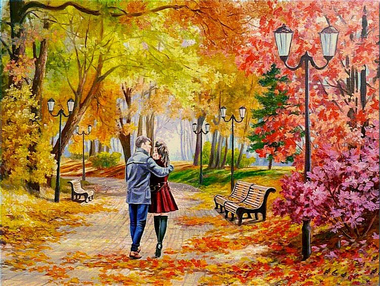 романтика - девушка, образ, романтика, женщина, пара, люди - оригинал