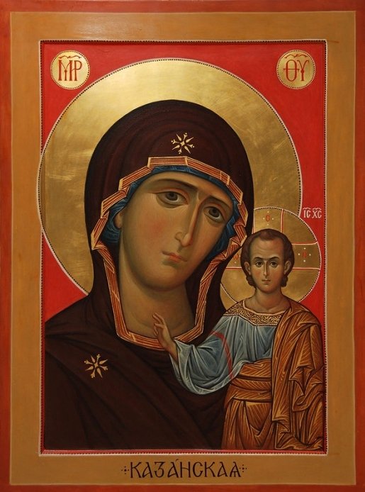Казанская Икона Божьей Матери - религия, икона, божьяматерь - оригинал