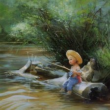 Схема вышивки «pescando»