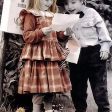 Схема вышивки «дети»