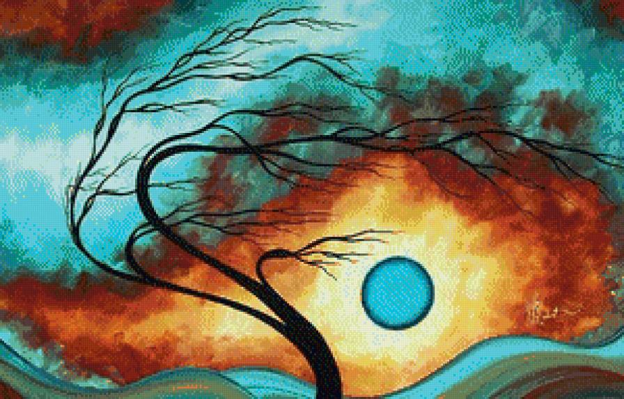 ветер холодного солнца - светило, дерево, ветер - предпросмотр