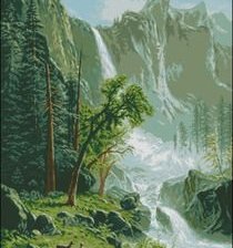 Схема вышивки «Водопад»