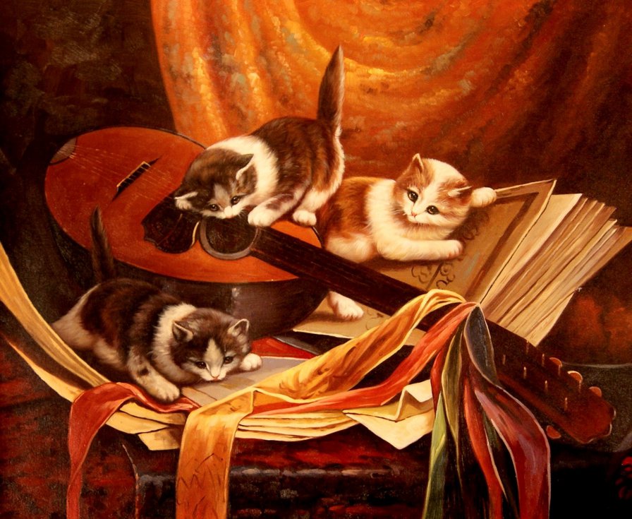 котята - кошки - оригинал