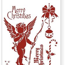 Схема вышивки «ангелочек»