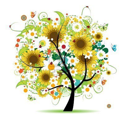 arbol de girasoles - оригинал