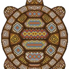 Схема вышивки «подушка -черепашка»