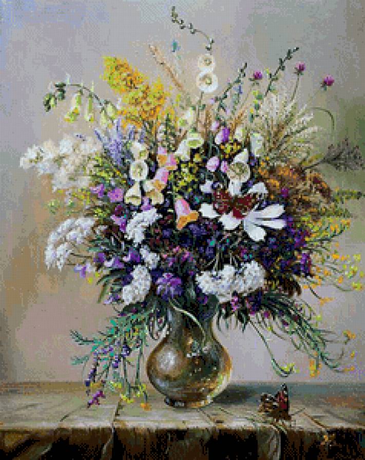 полевые цветы - цветы, натюрморты - предпросмотр