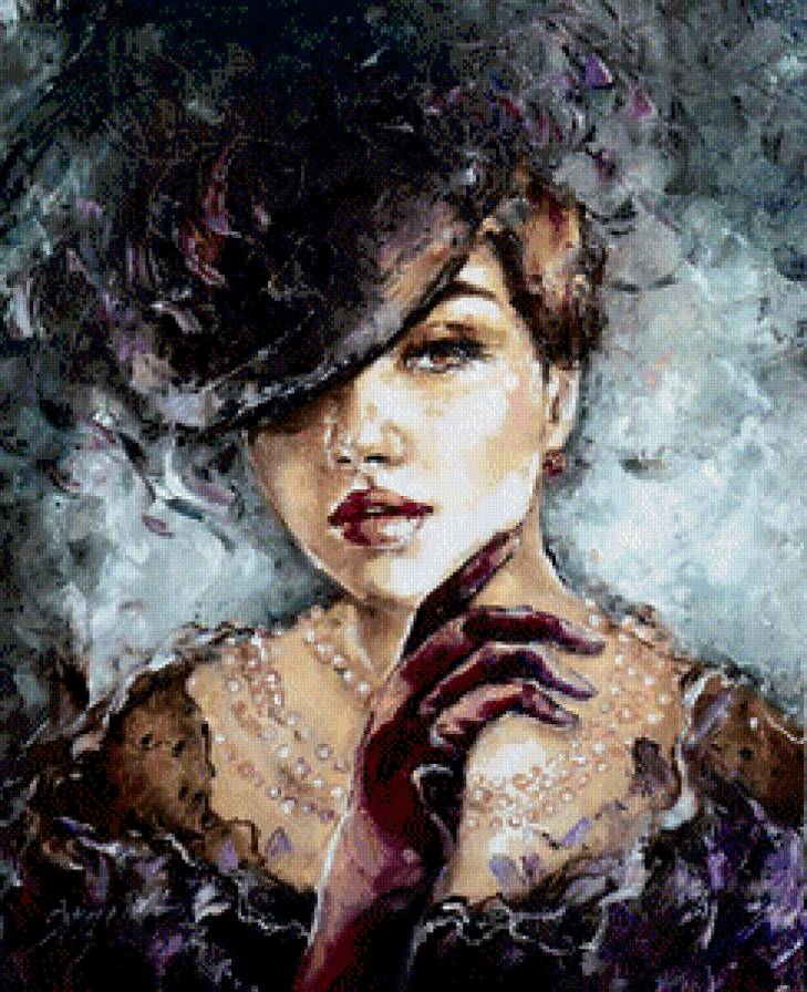 портрет - романтика, девушка, портрет - предпросмотр