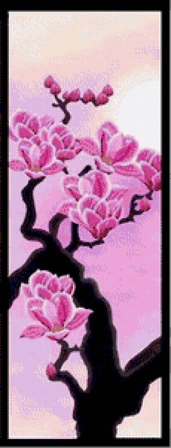 Триптих" Магнолия-2" - триптих, магнолия - предпросмотр